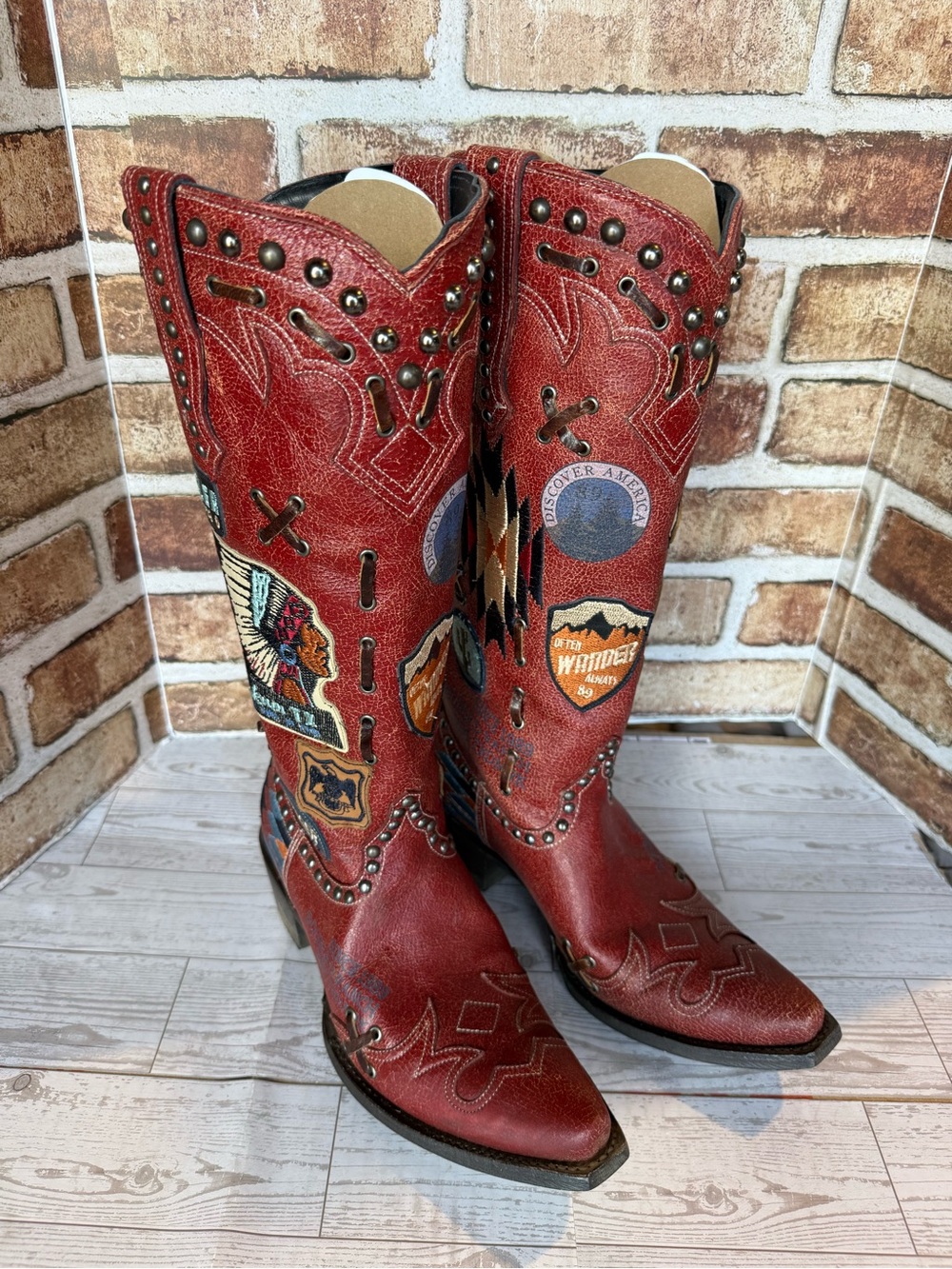 Double D Ranch Red Escalante boots
